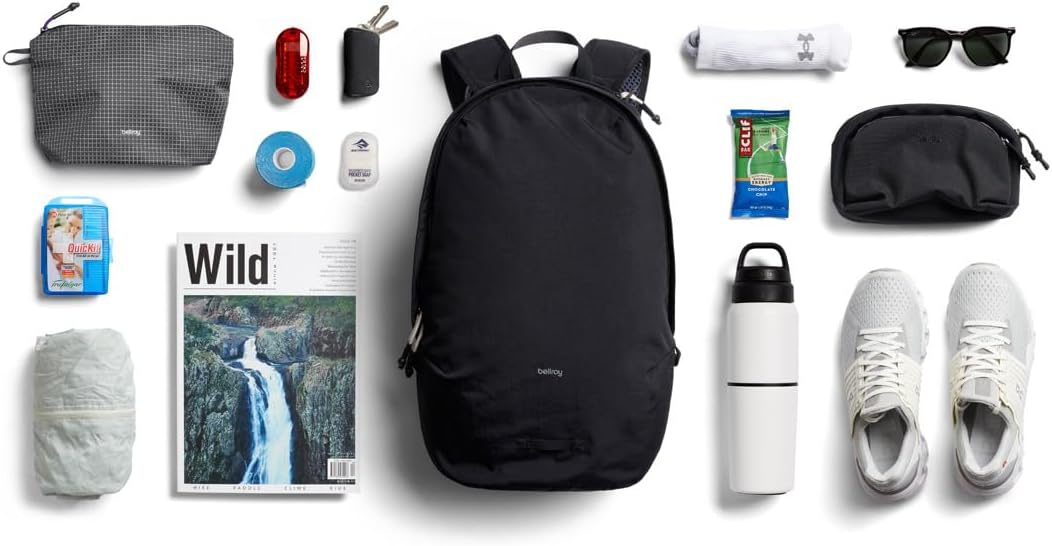 Bellroy Lite Daypack (lightweight performance backpack) - Black
