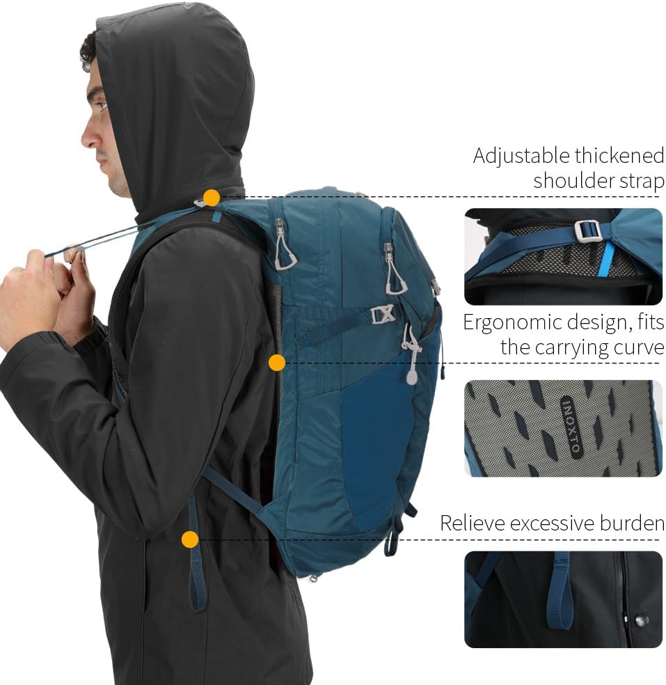 Hiking Hydration Backpack with 3l Water Bladder for Women and Men 25L Water Backpack for Hiking, Cycling, Climbing, Camping