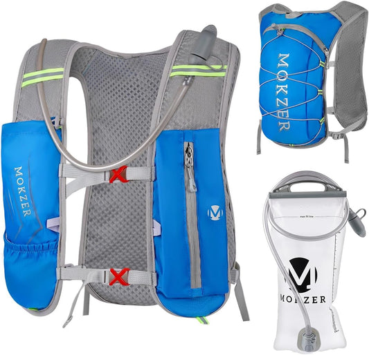 Running Hydration Vest with a 2L Water Bladder, Hydration Pack Lightweight Water Backpack for Running Hiking Cycling Marathon Trail for Men Women